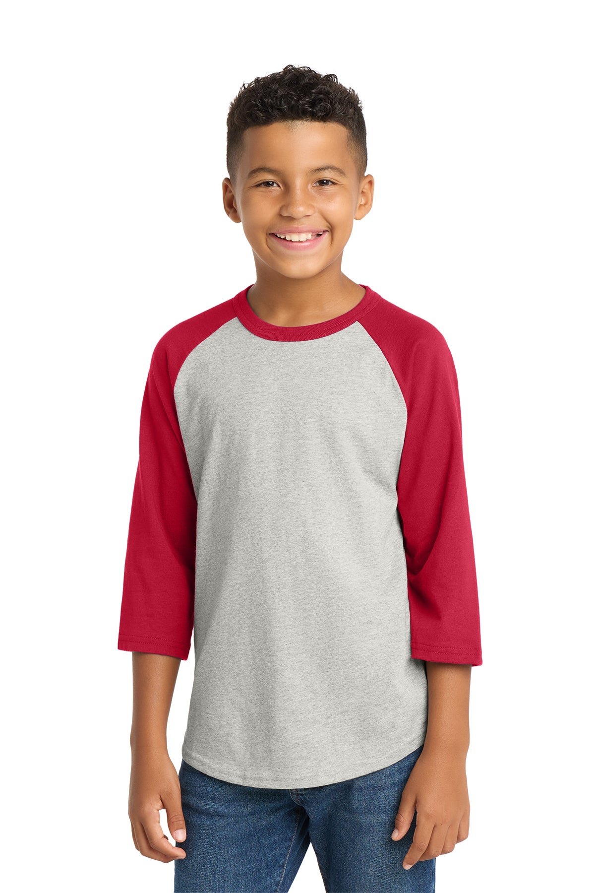 Sport-Tek® Youth Colorblock Raglan Jersey