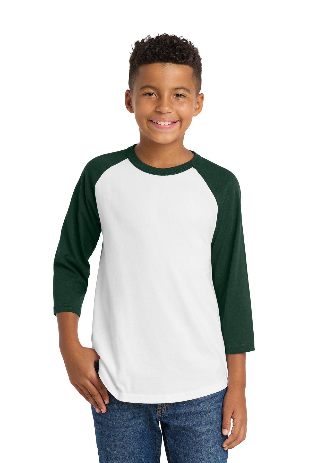 Sport-Tek® Youth Colorblock Raglan Jersey