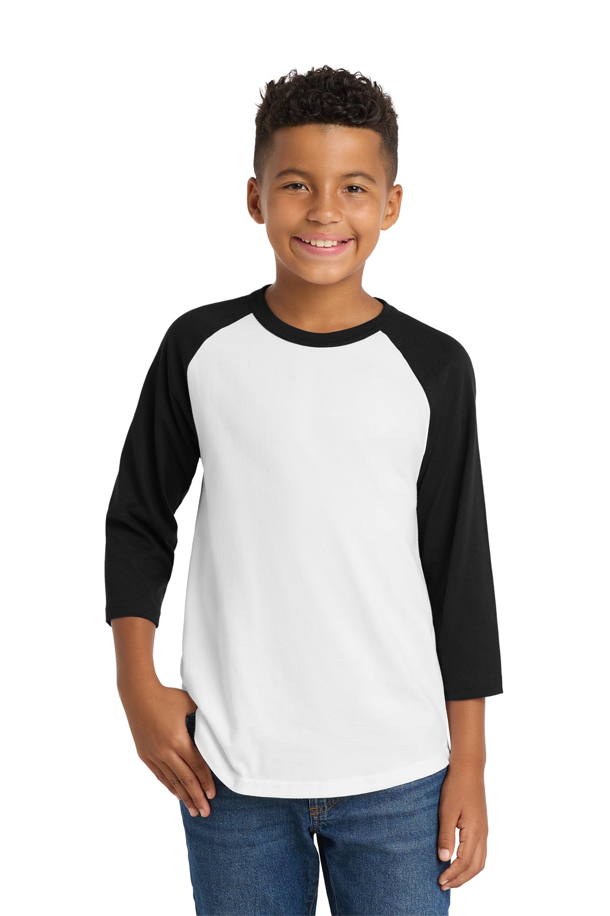 Sport-Tek® Youth Colorblock Raglan Jersey
