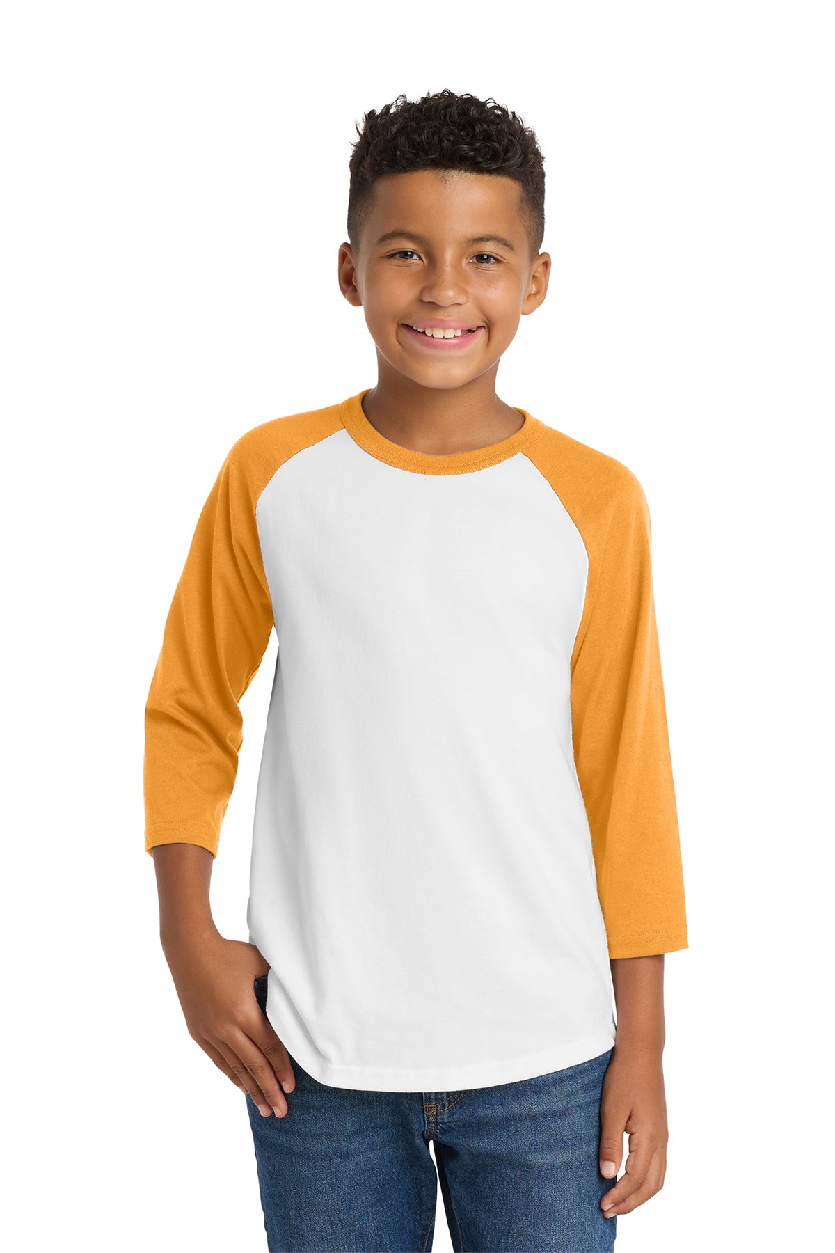 Sport-Tek® Youth Colorblock Raglan Jersey