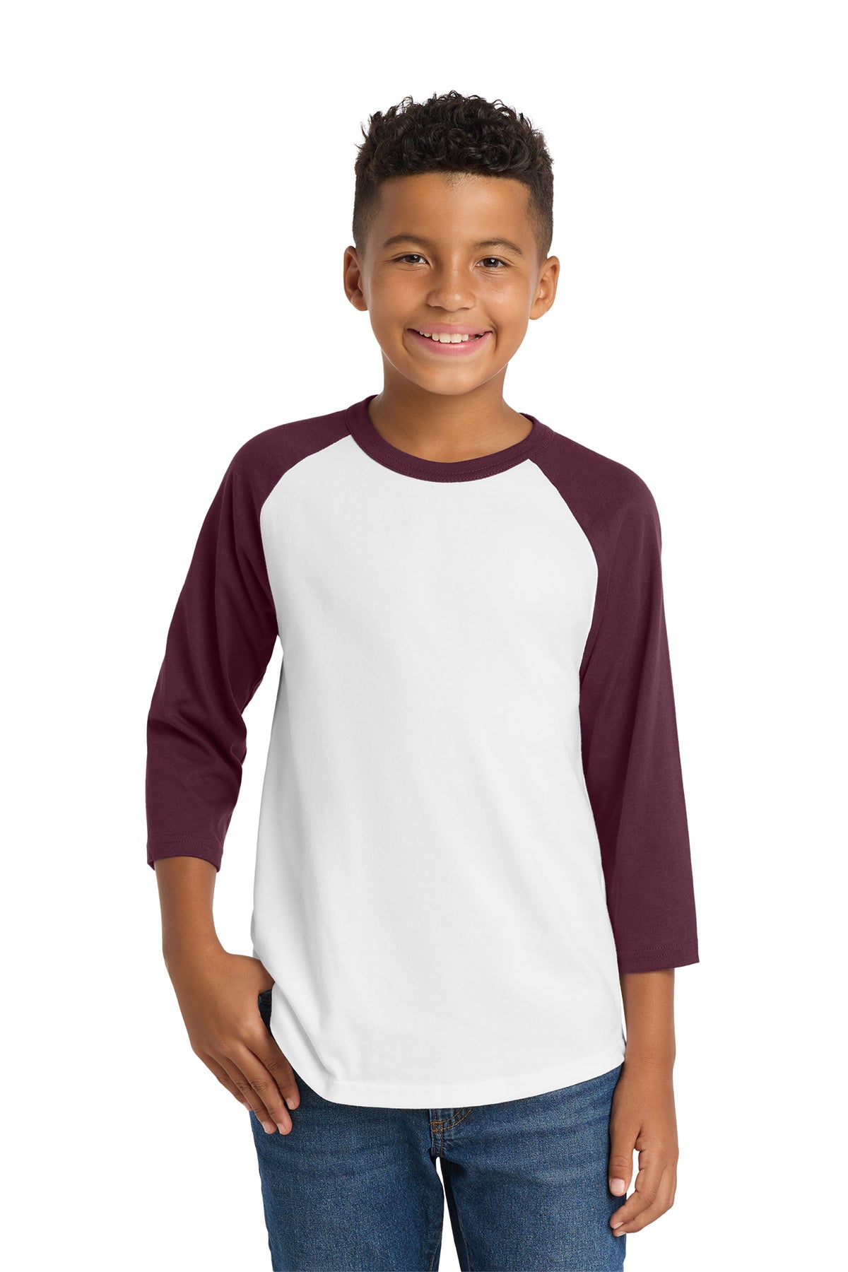 Sport-Tek® Youth Colorblock Raglan Jersey