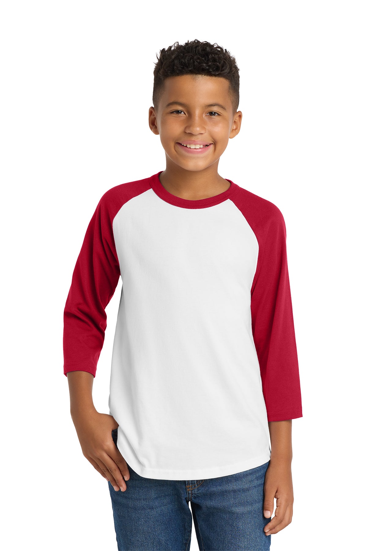 Sport-Tek® Youth Colorblock Raglan Jersey