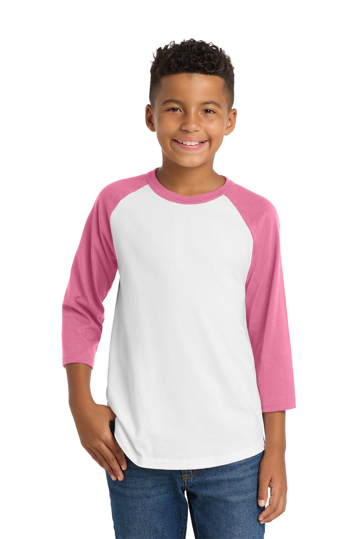 Sport-Tek® Youth Colorblock Raglan Jersey