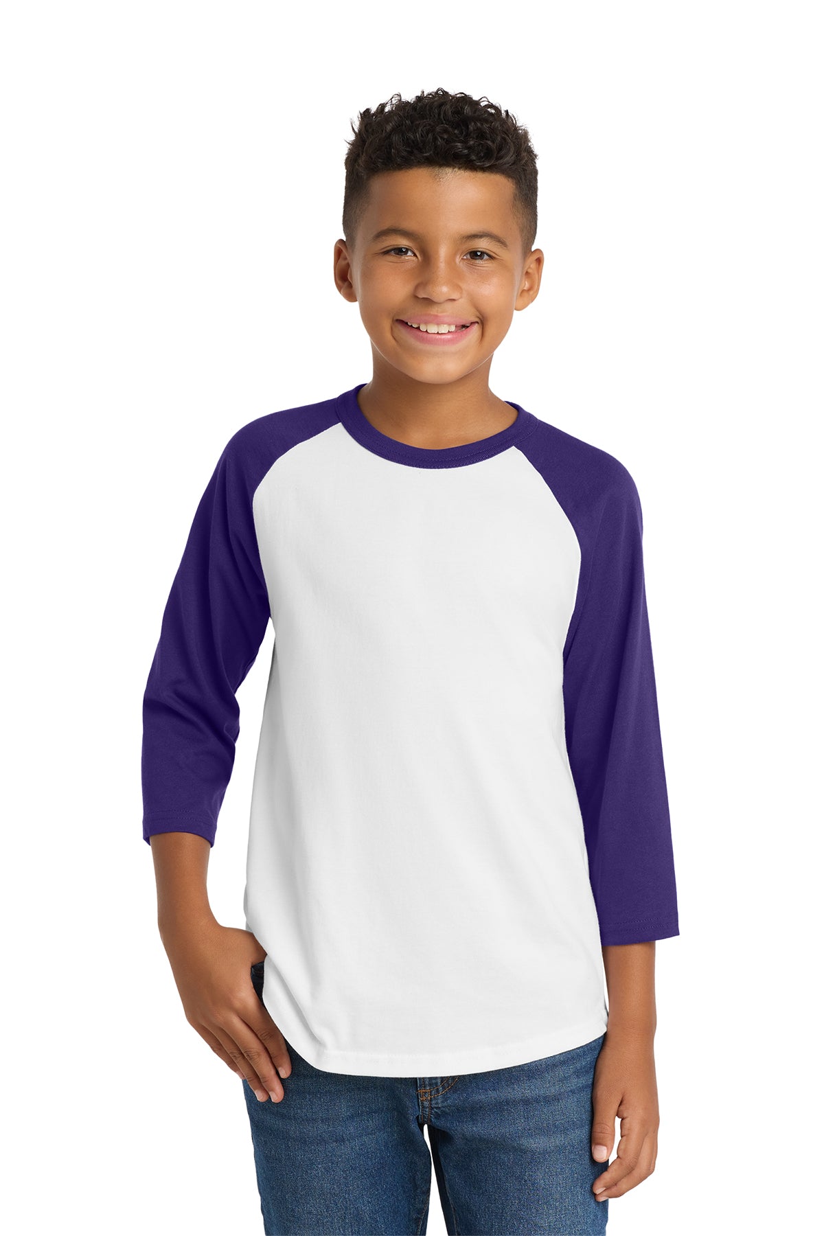 Sport-Tek® Youth Colorblock Raglan Jersey