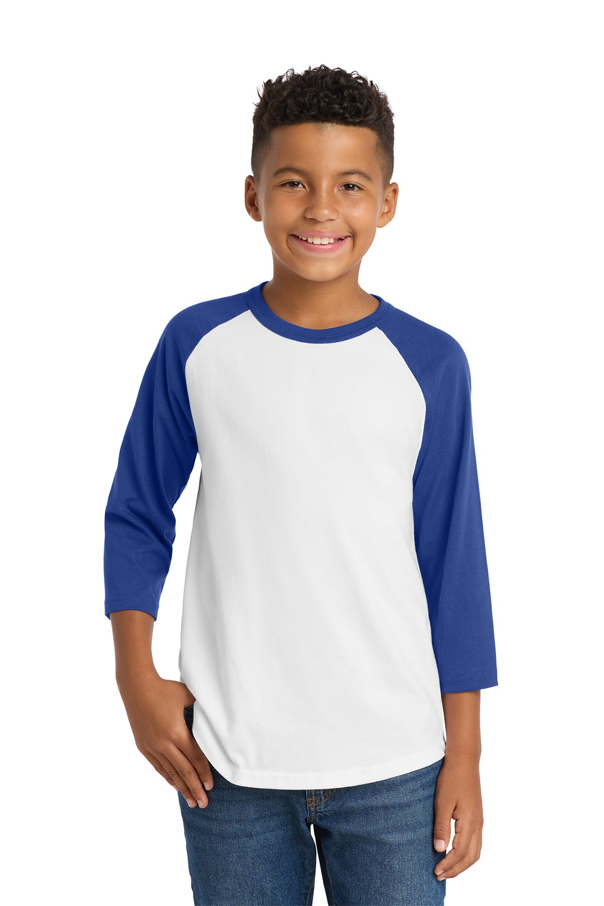 Sport-Tek® Youth Colorblock Raglan Jersey