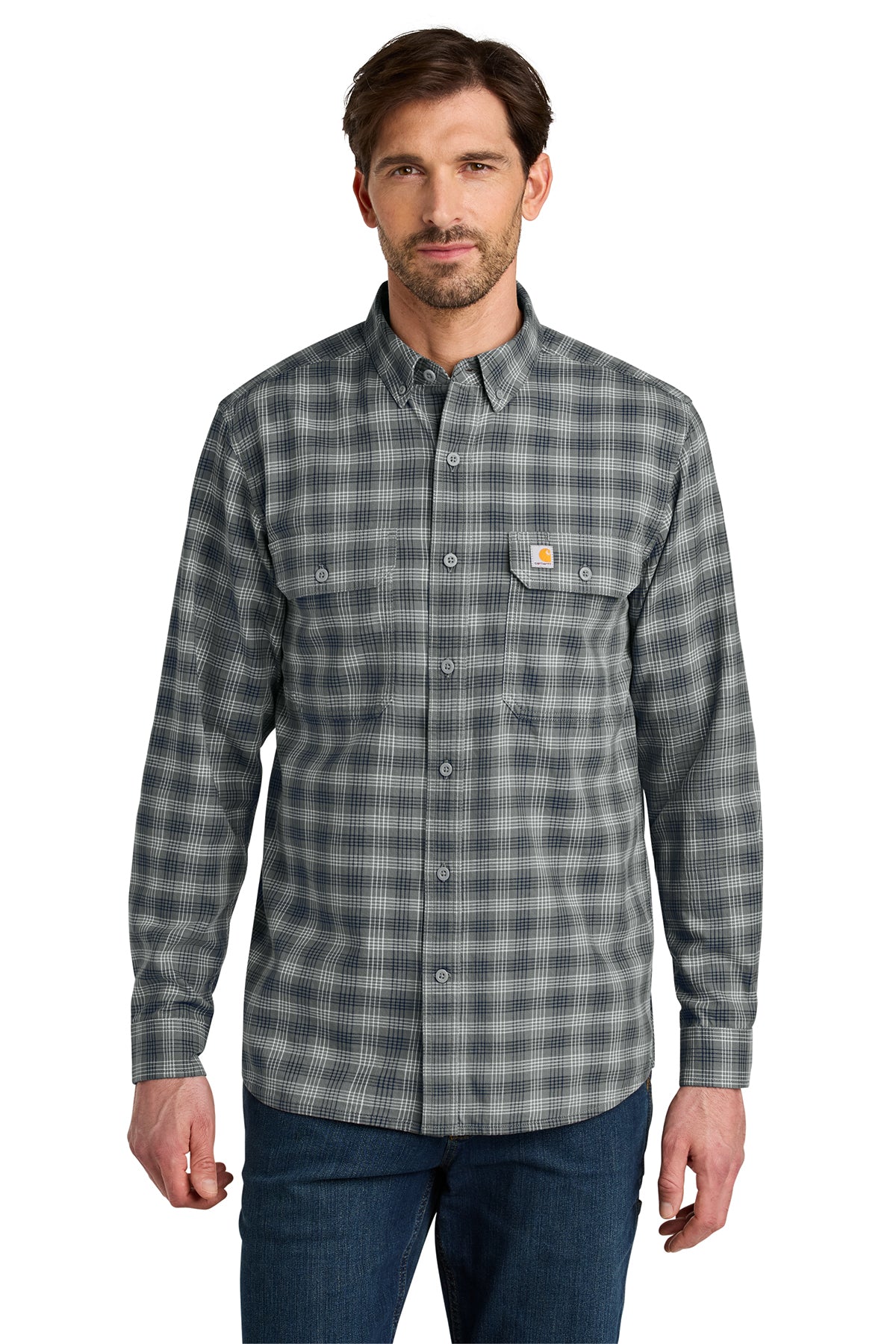 Carhartt® Rugged Flex® Plaid Long Sleeve Shirt