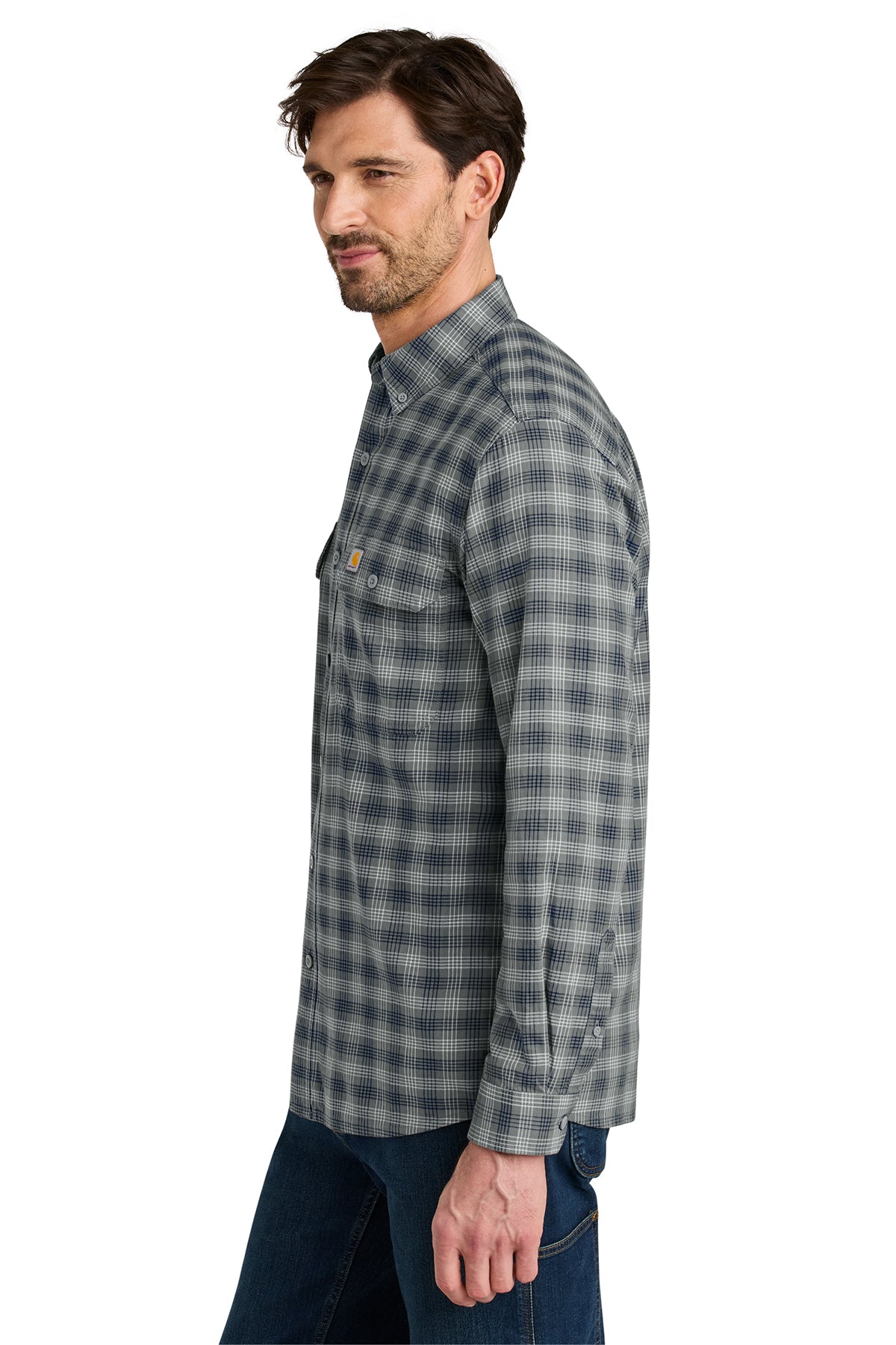 Carhartt® Rugged Flex® Plaid Long Sleeve Shirt