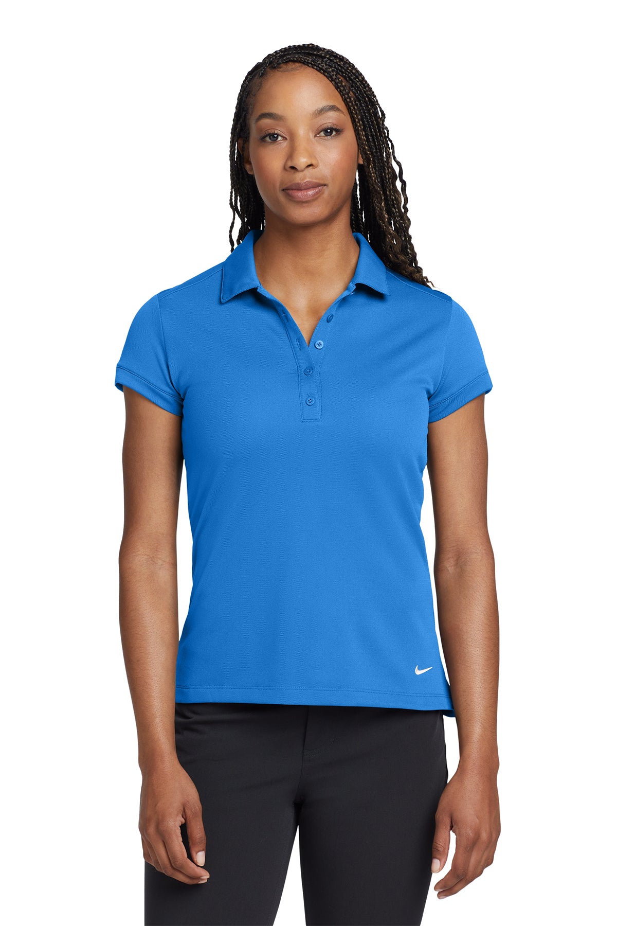 Nike Women's Dri-FIT Solid Icon Pique Modern Fit Polo