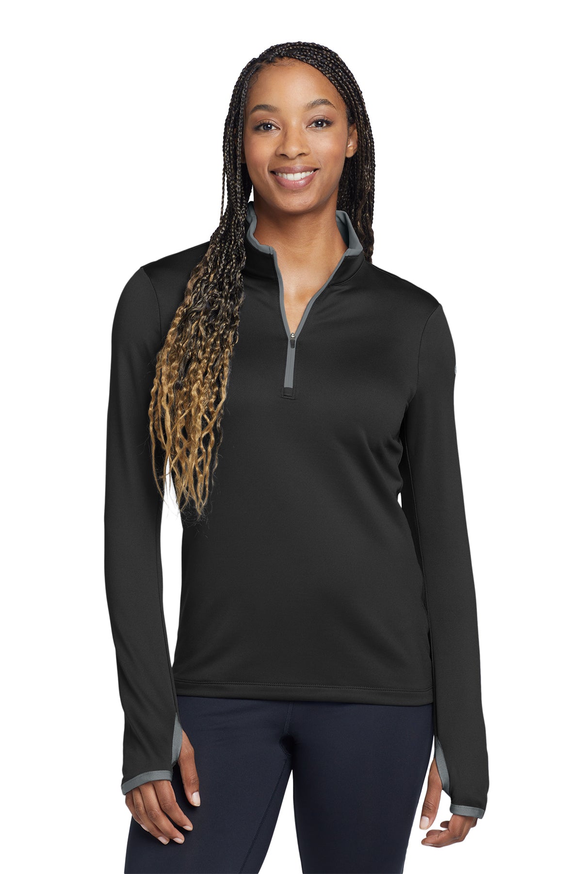 Nike Women's Dri-FIT Stretch 1/2-Zip Cover-Up