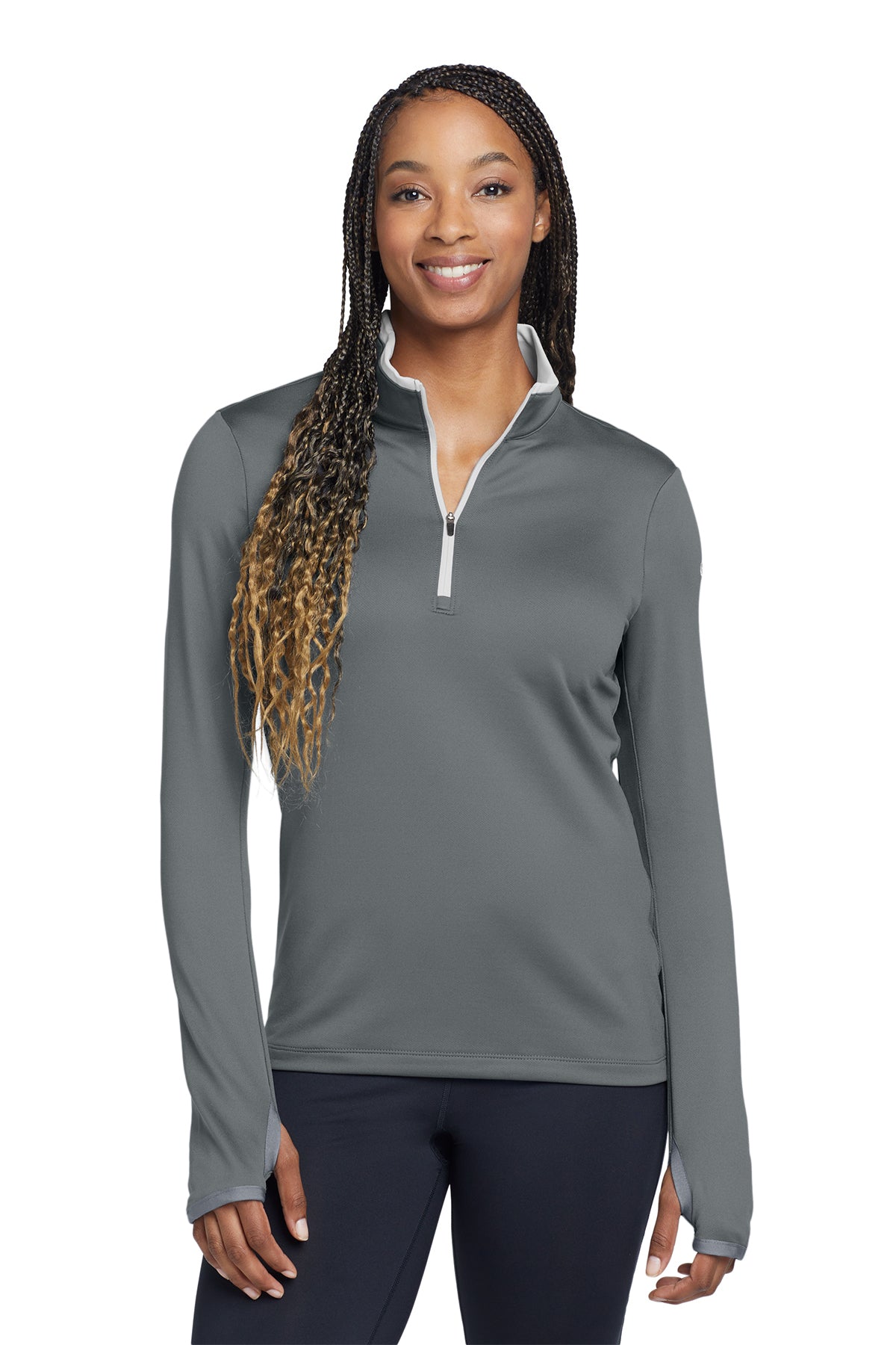 Nike Women's Dri-FIT Stretch 1/2-Zip Cover-Up