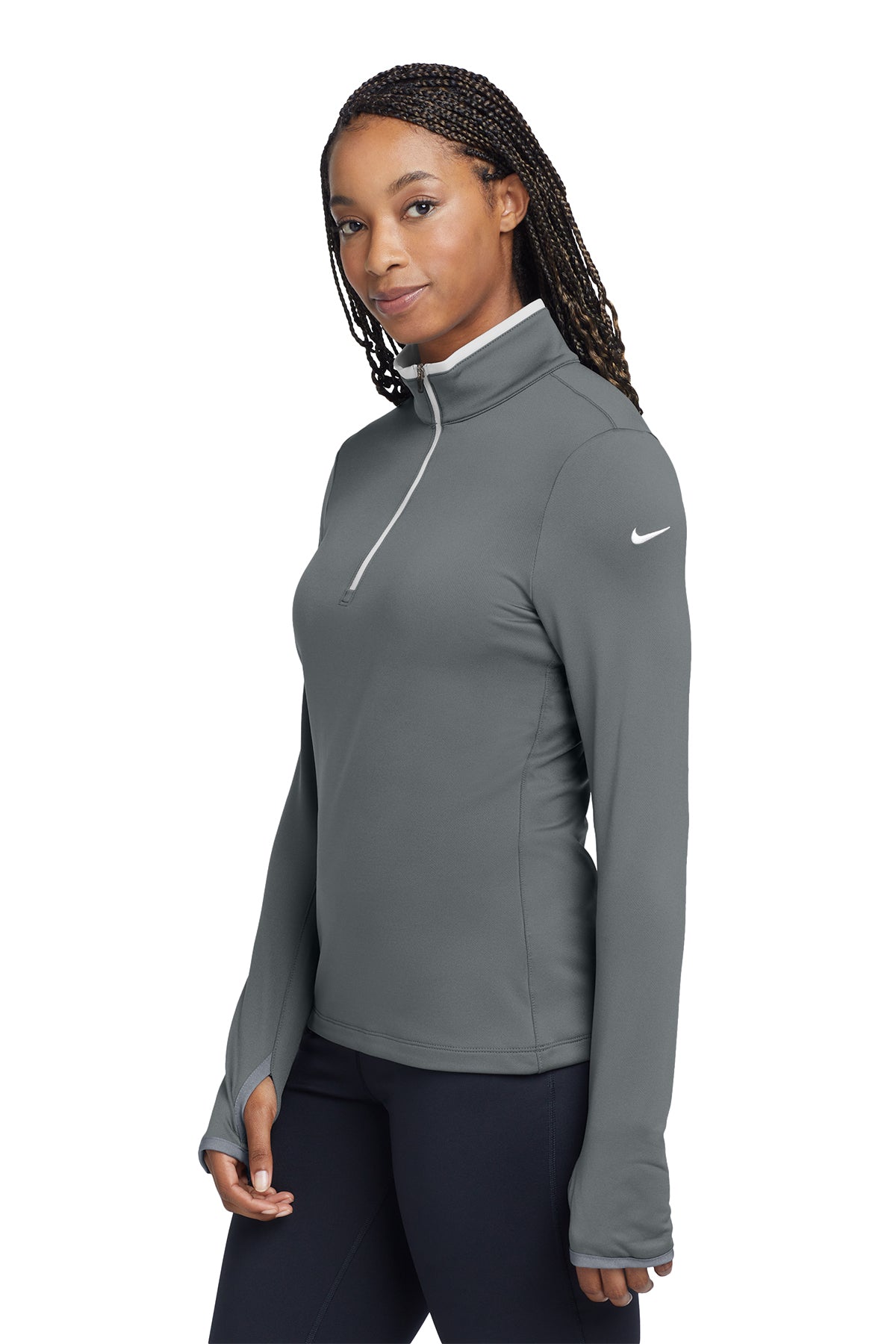 Nike Women's Dri-FIT Stretch 1/2-Zip Cover-Up