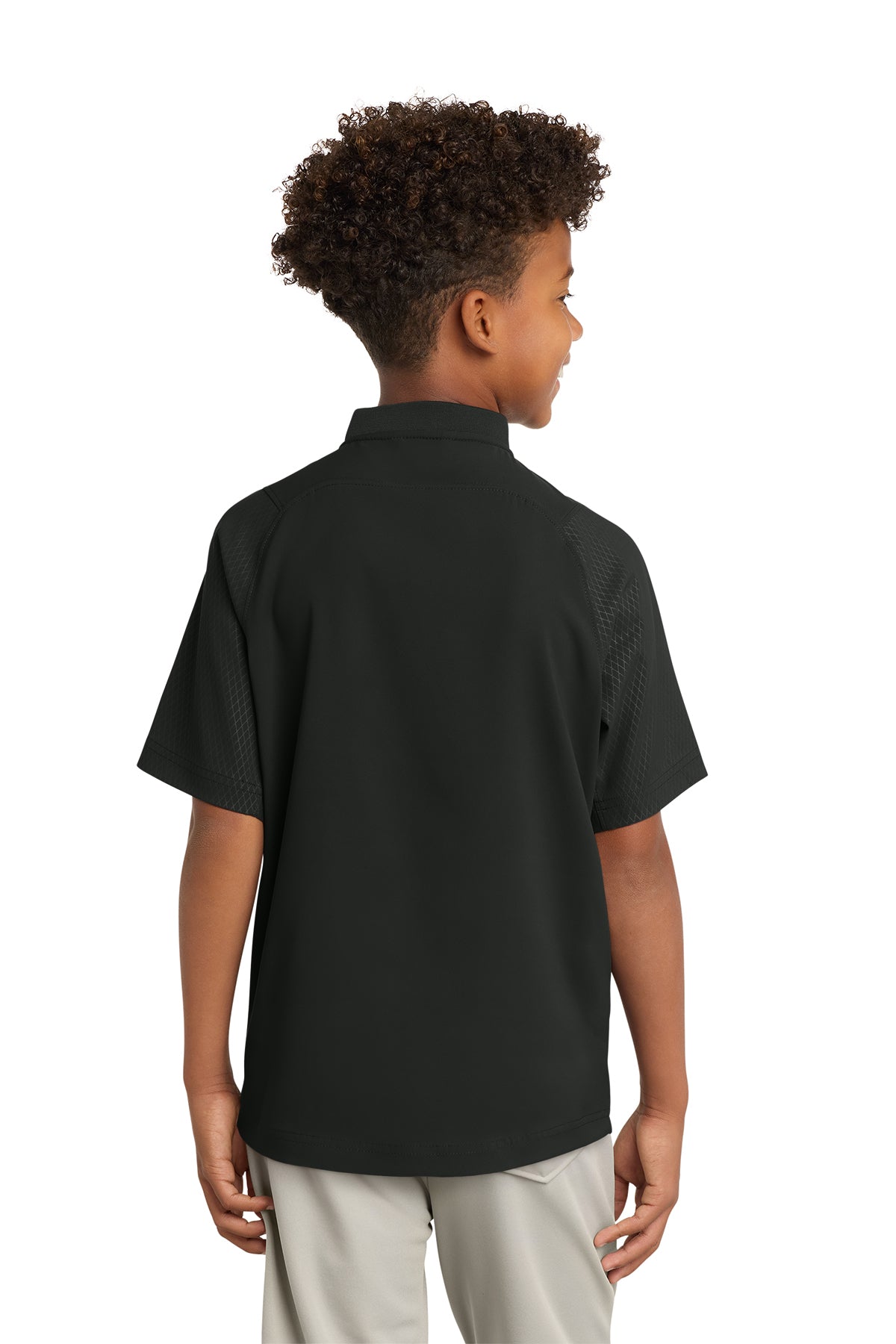 New Era® Youth Cage Short Sleeve 1/4-Zip Jacket