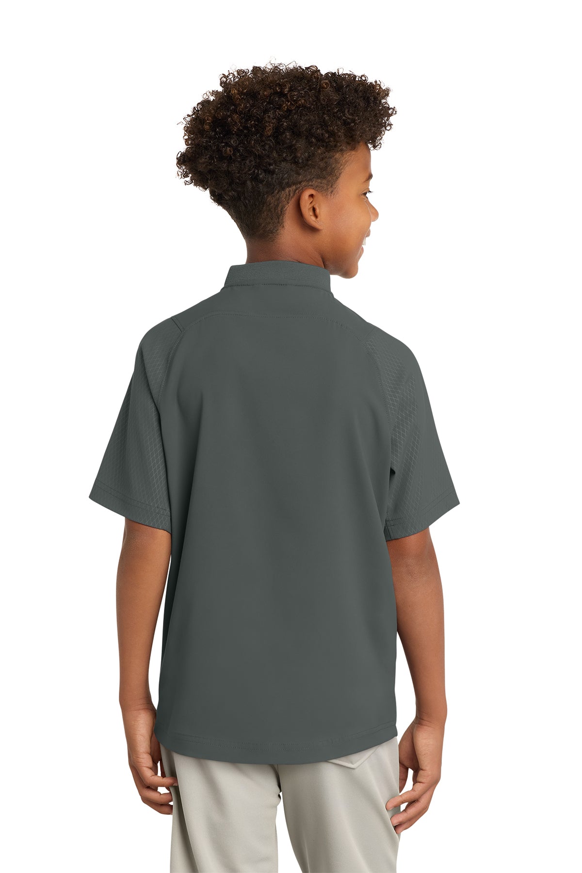 New Era® Youth Cage Short Sleeve 1/4-Zip Jacket