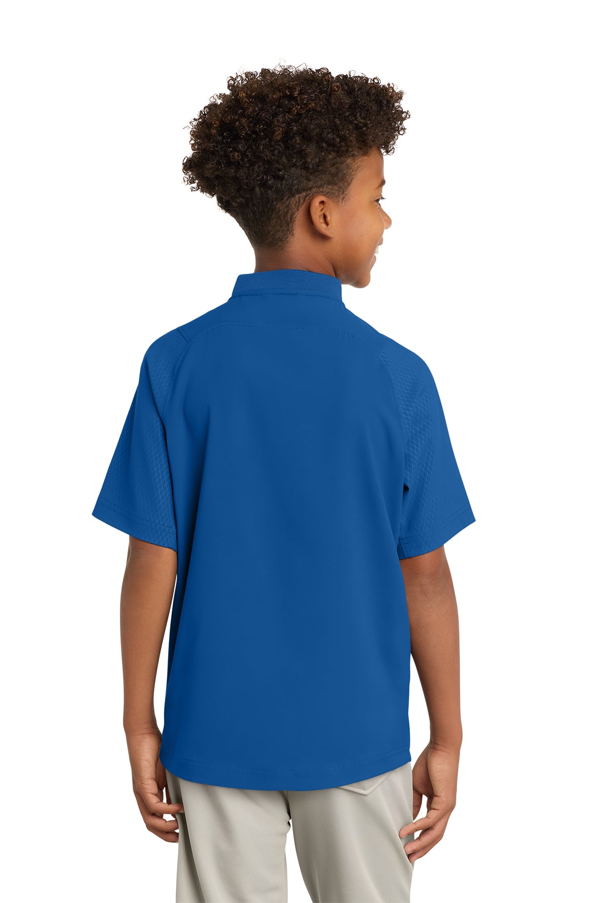 New Era® Youth Cage Short Sleeve 1/4-Zip Jacket