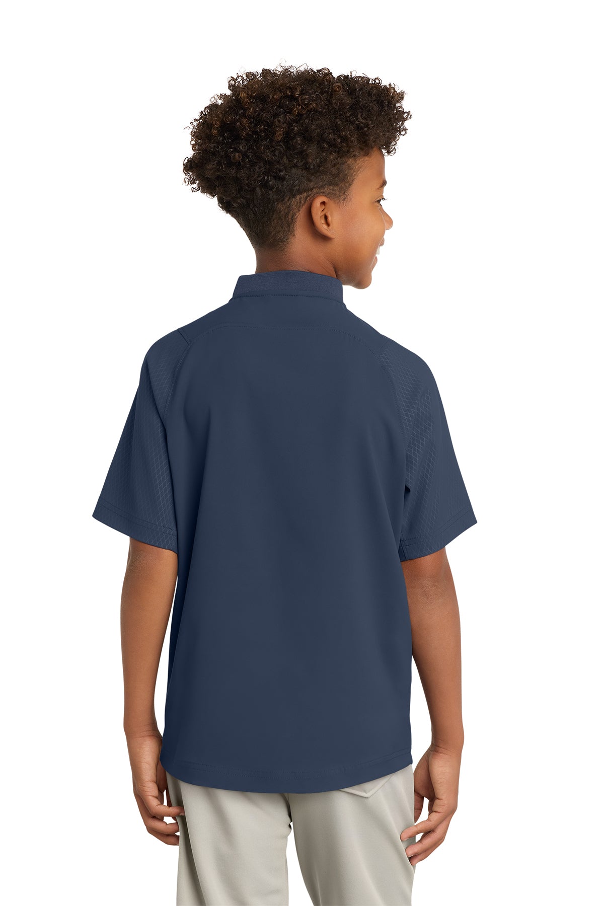 New Era® Youth Cage Short Sleeve 1/4-Zip Jacket