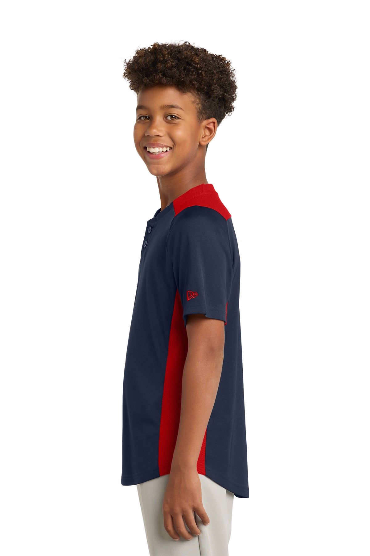 New Era® Youth Diamond Era 2-Button Jersey