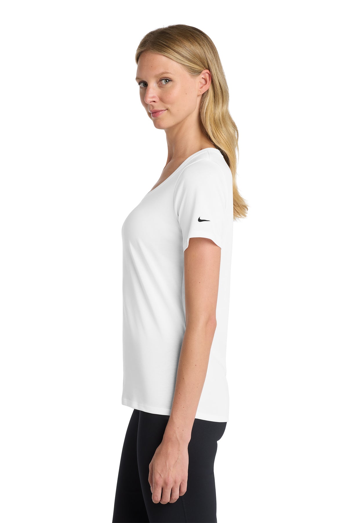 Nike Women's Dri-FIT Cotton/Poly Scoop Neck Tee