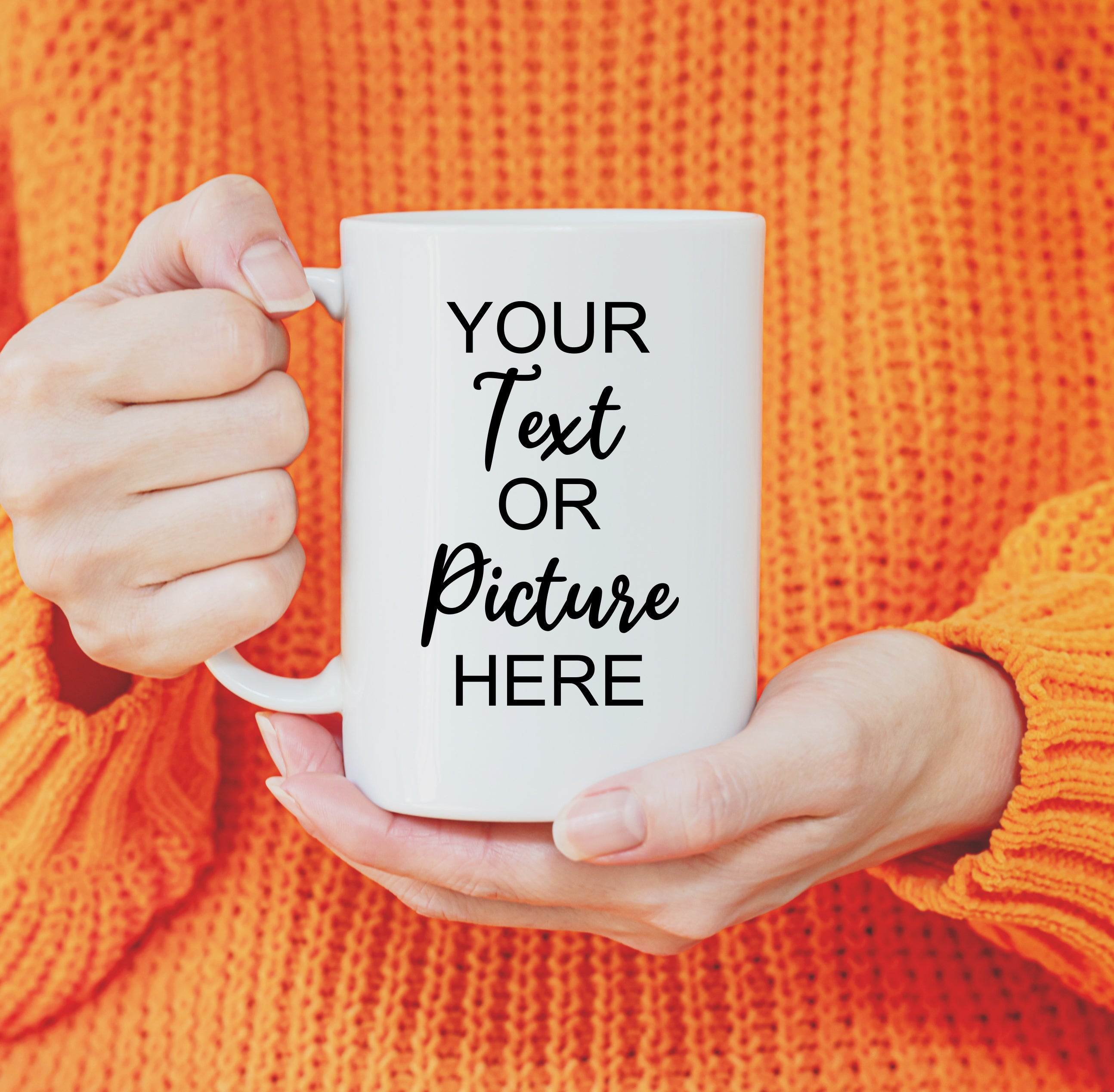Customizable Mug White, Add Your Own Logo, Personalized Mug, Coffee Mug White, Custom Logo Mug, Gift For Her, Coffee Mug, 15oz Coffee Mug