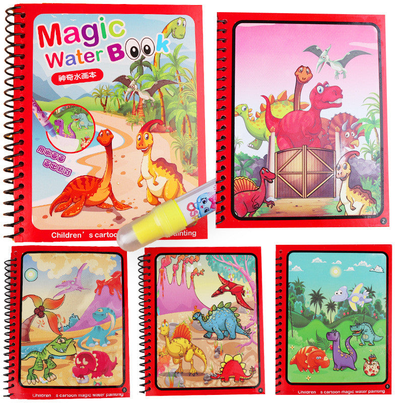 Children's Diy Magic Water Painting Book Creative Magic Water Painting Book
