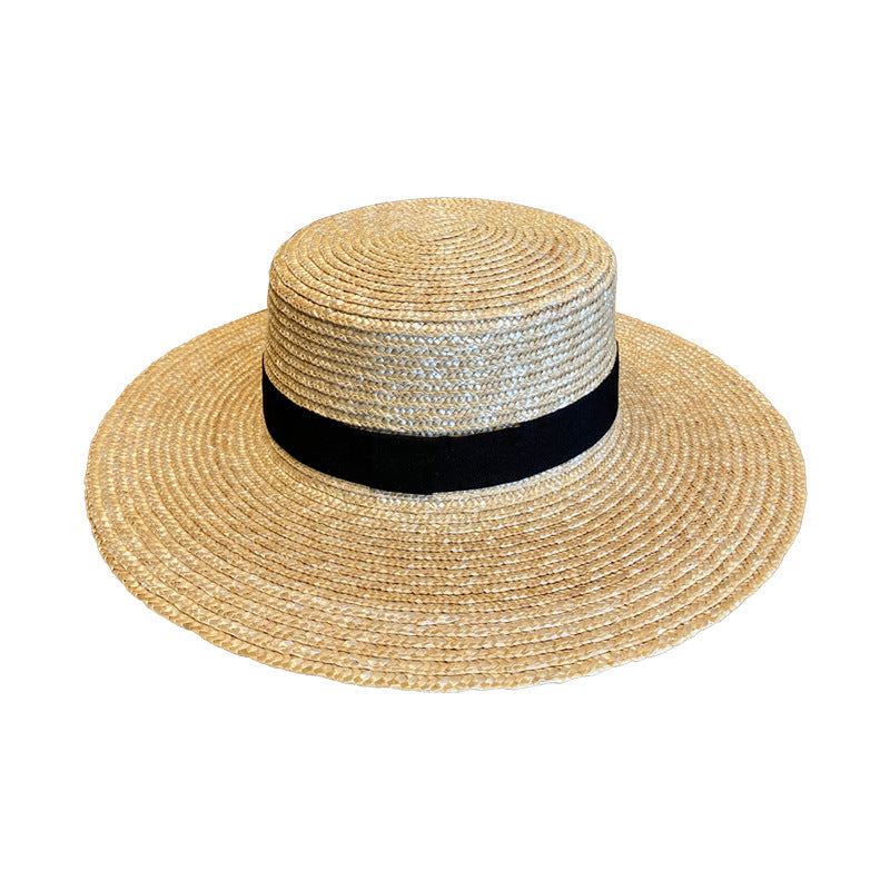 Woven Raffia Straw Hat Female Sunscreen Sunshade