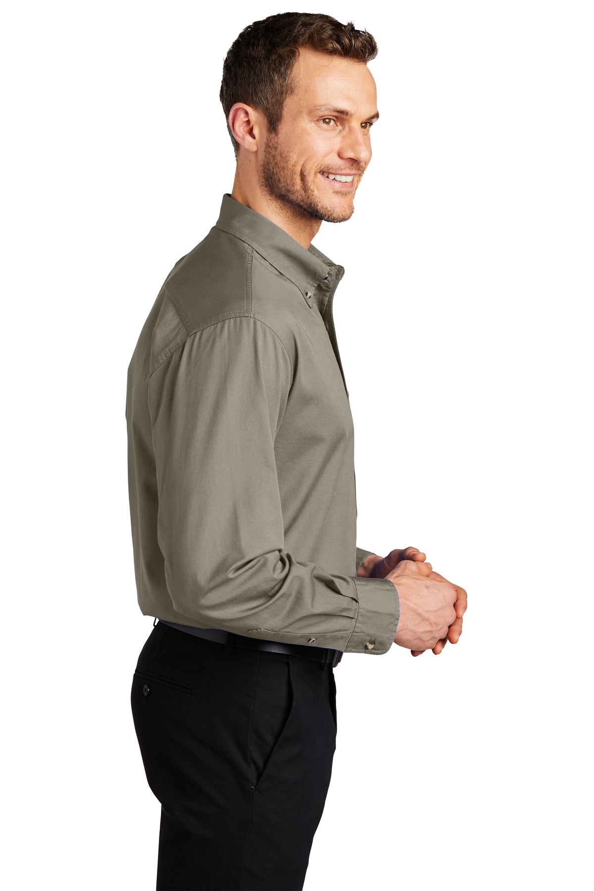Port Authority® Tall Long Sleeve Twill Shirt