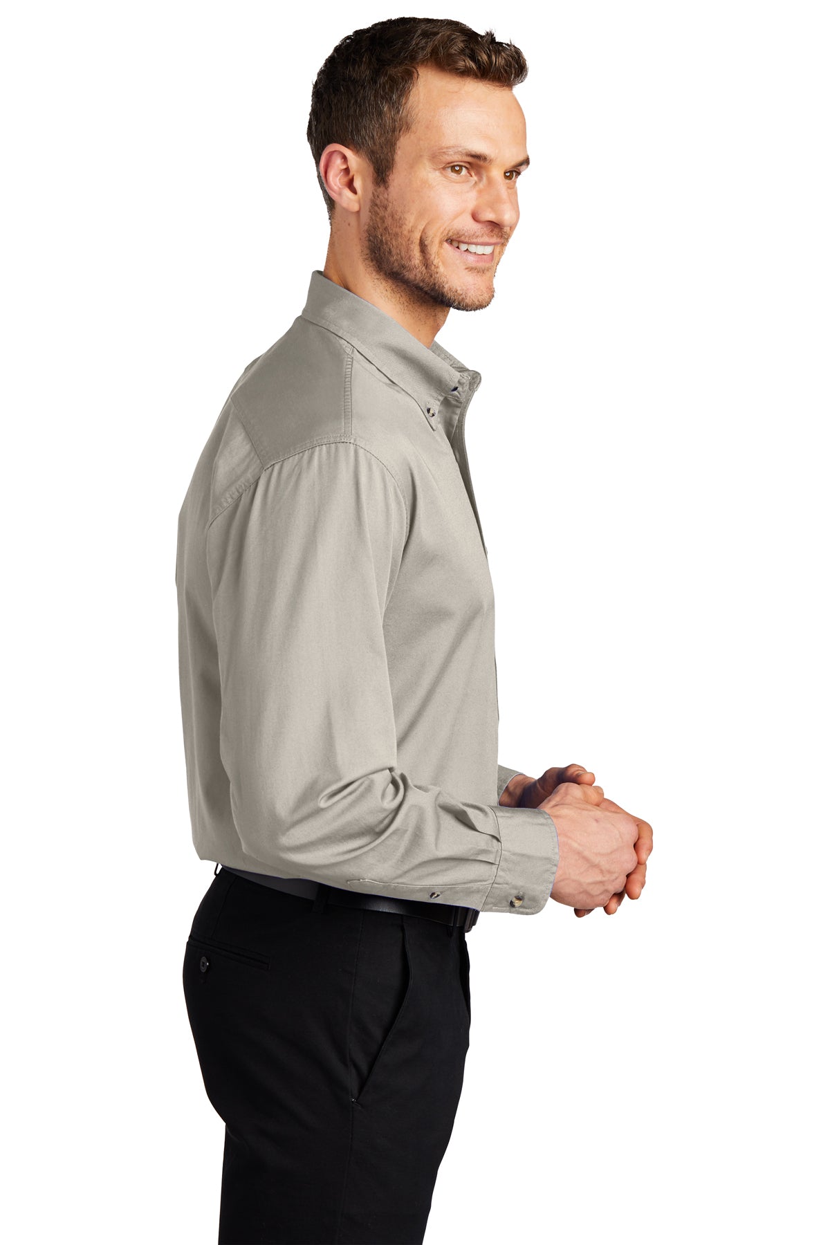 Port Authority® Tall Long Sleeve Twill Shirt