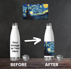 Personalized Insulated Bottle, Name Water Bottle, Custom Water Bottle, Personalized Gift, Insulated Drink Bottle, Sports Bottle