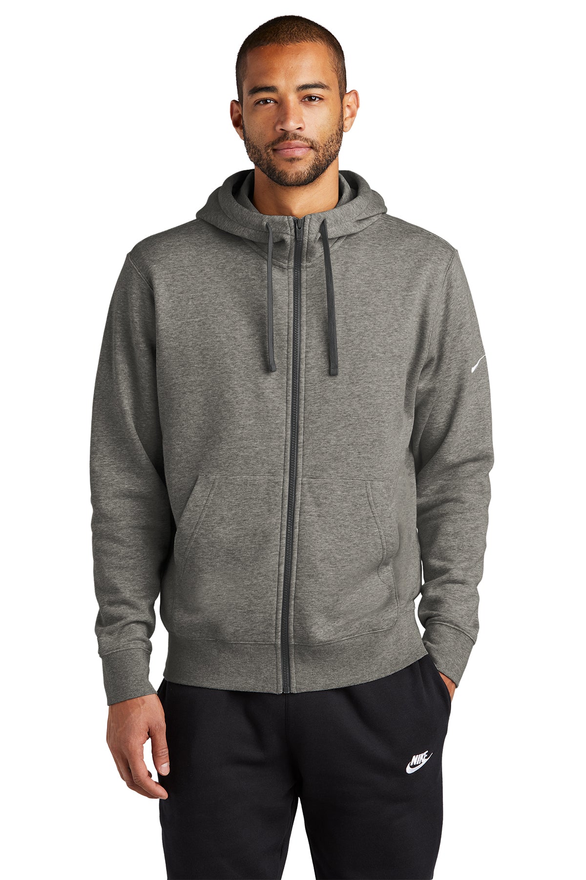 Nike Club Fleece Sleeve Swoosh Full-Zip Hoodie