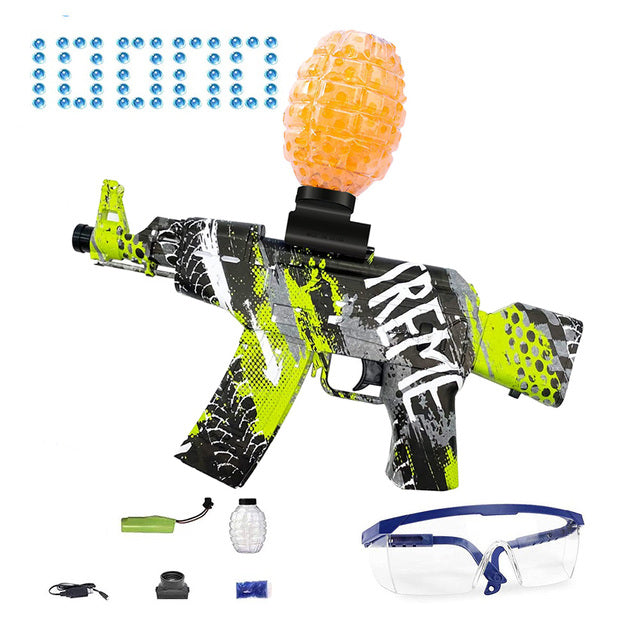 Airsoft Splatter Blaster Gun, Outdoor Indoor Best Gift for Holidays Christmas Birthday, Gel Ball Blaster Splatter Toy, Water Gun Electric Automatic Outdoor Activity