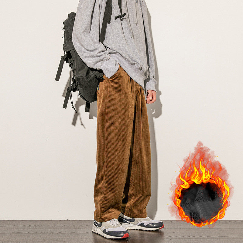Vintage Men’s Wide-Leg Corduroy Trouser