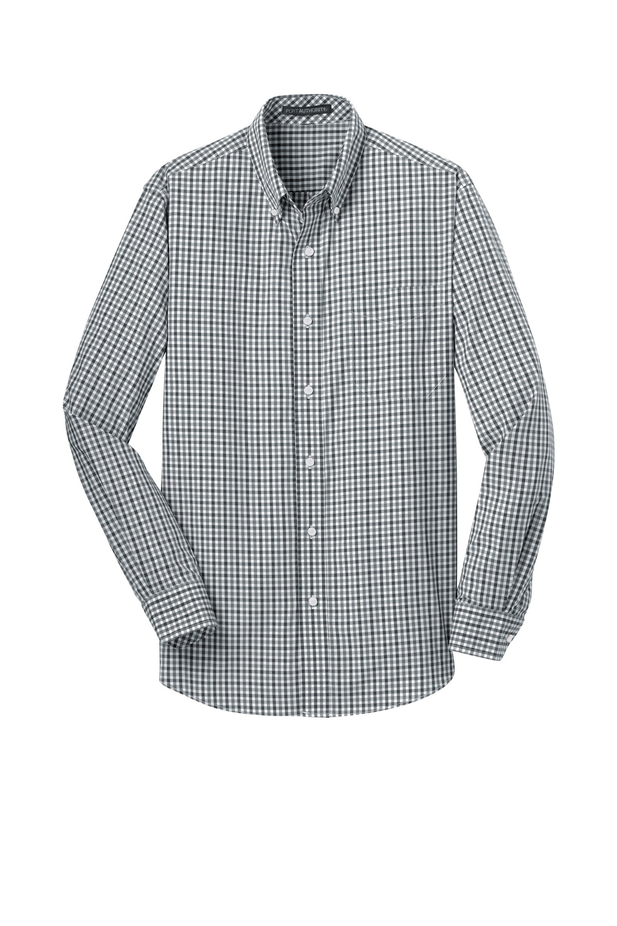 Port Authority® Long Sleeve Gingham Easy Care Shirt