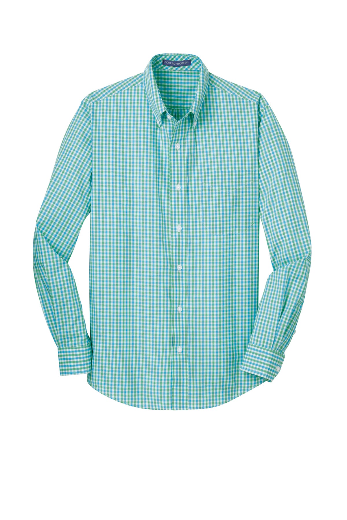 Port Authority® Long Sleeve Gingham Easy Care Shirt