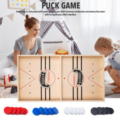 Puck Game Fast Sling Wooden Parent-child Interactive Game Chess Prop