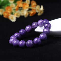 Natural Charoite Amethyst Dragon Crystal Bracelet