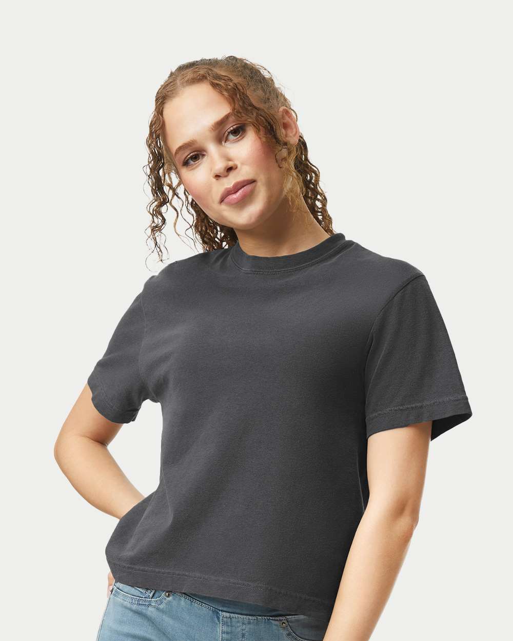 Women's Garment-Dyed Heavyweight Boxy T-Shirt - 3023CL