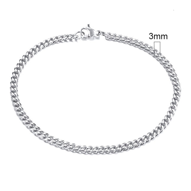 Vnox Men's Chunky Curb Chain Bracelet, Men's Bracelet Summer Gift for Him Boyfriend Husband