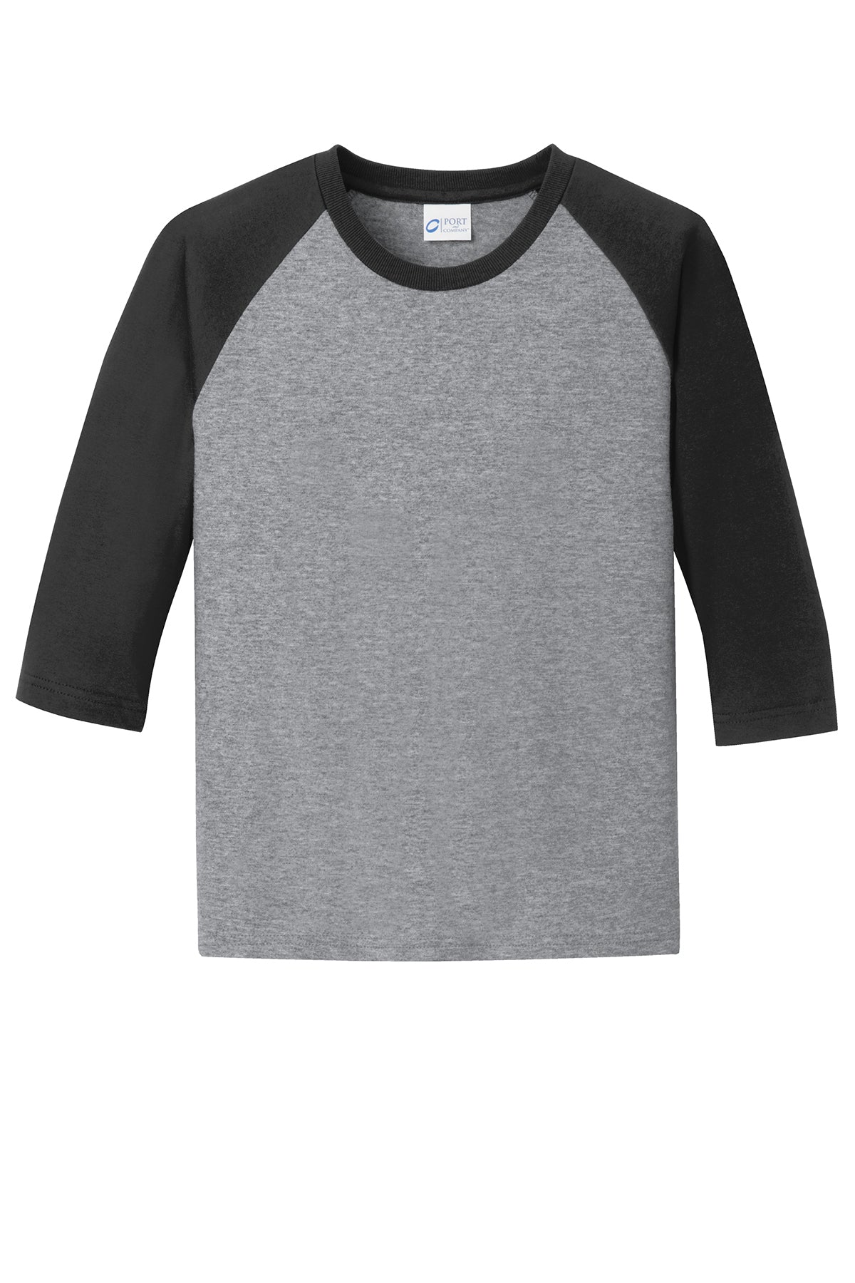 Port & Company® Youth Core Blend 3/4-Sleeve Raglan Tee