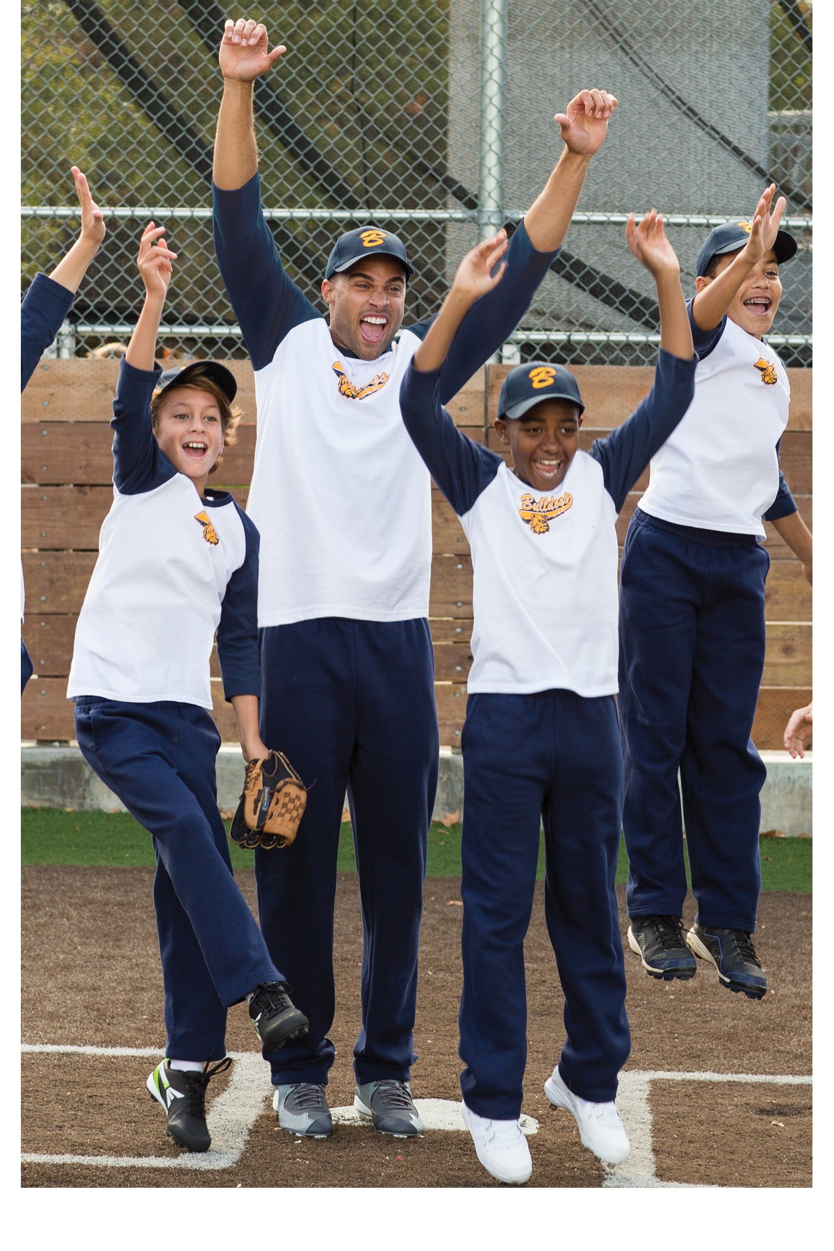 Port & Company® Youth Core Blend 3/4-Sleeve Raglan Tee