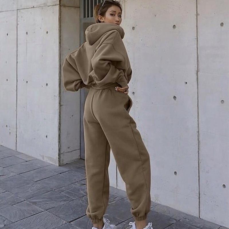 Stylish Vintage Women's Oversize Hoodie & Joggers
