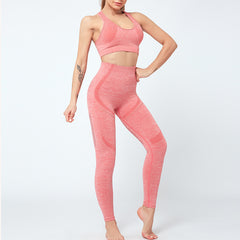Peach Hip Fitness Women's Ins Tight Stretch Hip Lift Abdominal Pants