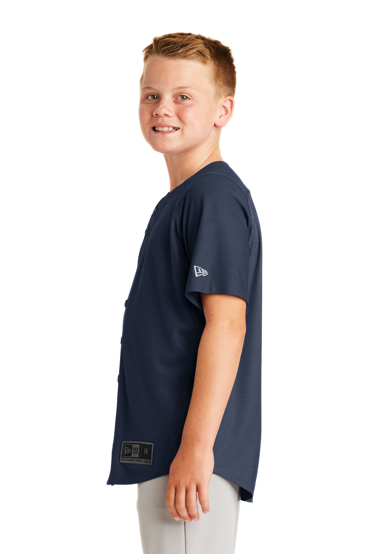New Era® Youth Diamond Era Full-Button Jersey