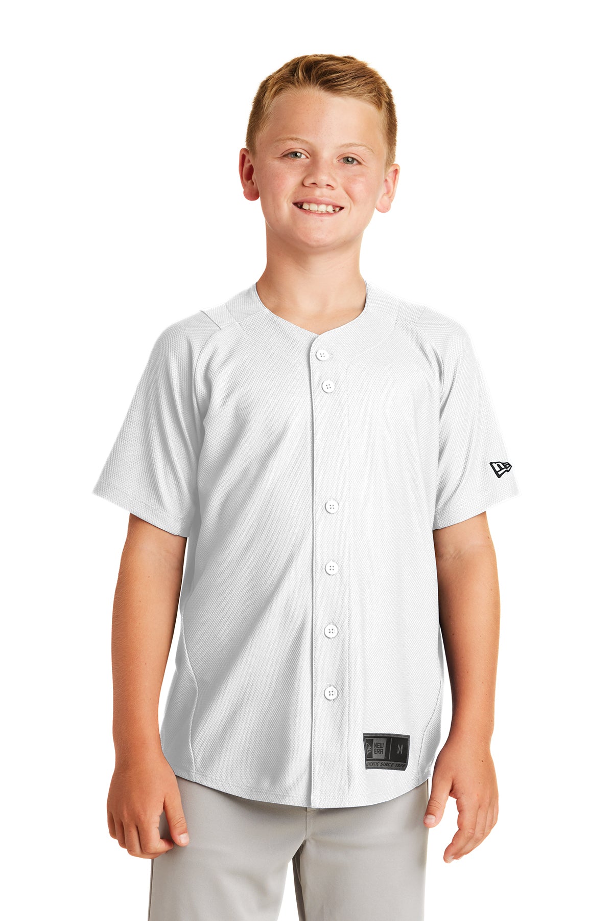 New Era® Youth Diamond Era Full-Button Jersey
