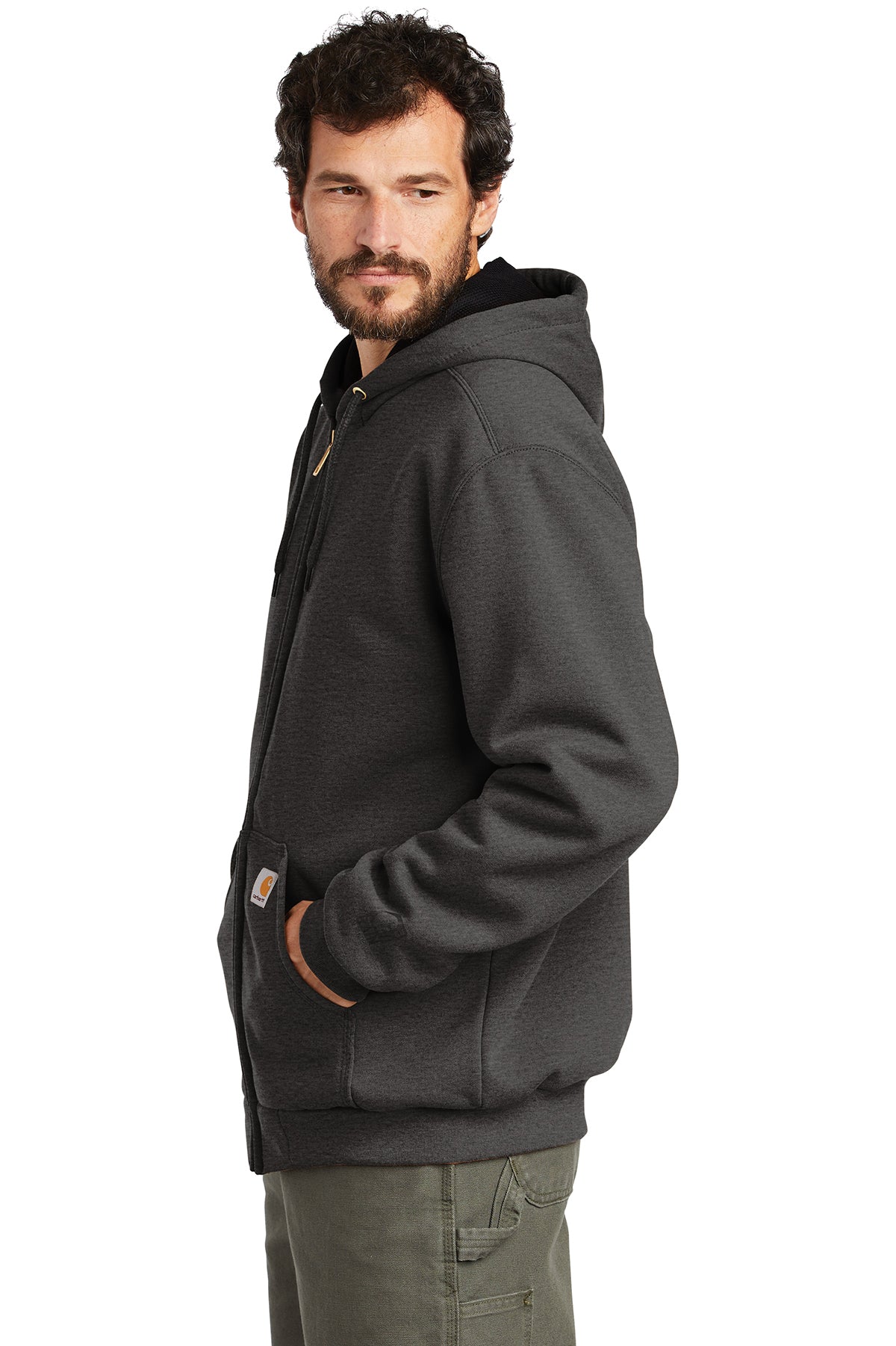 Carhartt ® Rain Defender ® Rutland Thermal-Lined Hooded Zip-Front Sweatshirt