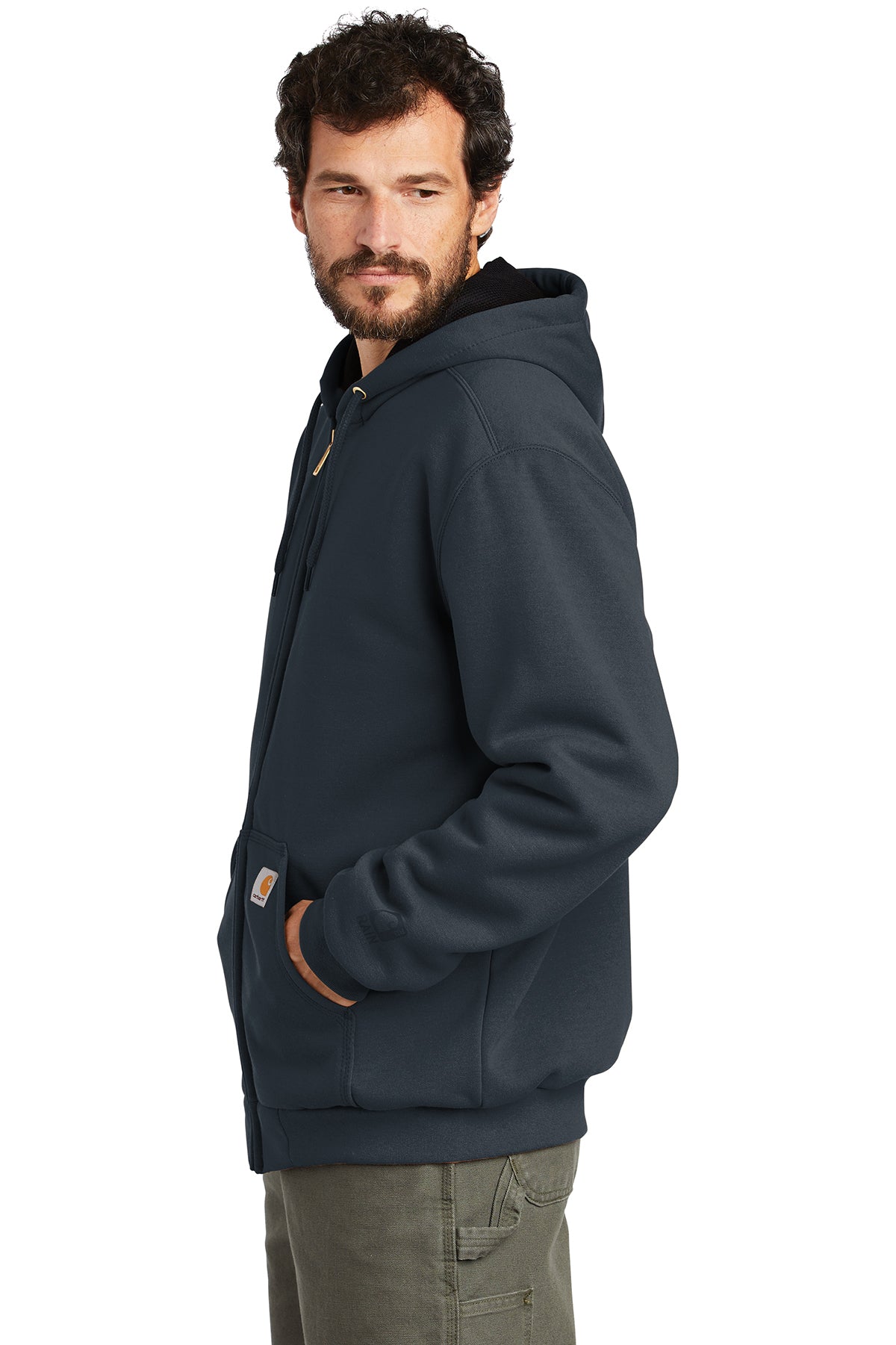 Carhartt ® Rain Defender ® Rutland Thermal-Lined Hooded Zip-Front Sweatshirt