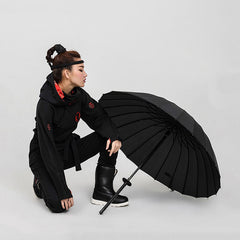 24 Bone Long Handle Samurai Sword Handle Umbrella Creative Personality