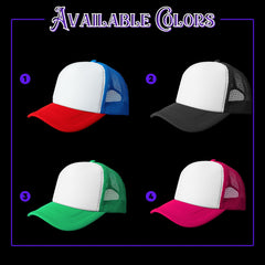 Custom Personalized Hat, Custom Trucker Hat, Handmade Baseball Cap, Unisex Hat, Gifts for Him, Adjustable Hat, Custom Your Text Hat, Hat