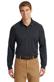 CornerStone - Select Long Sleeve Snag-Proof Tactical Polo - Charcoal - Front model