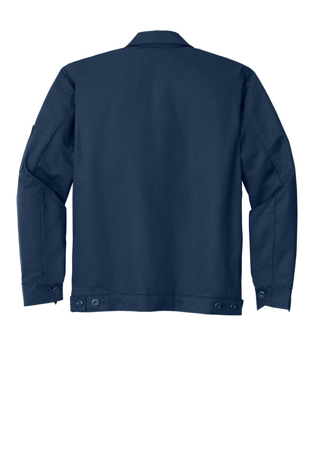 Red Kap Slash Pocket Jacket - Navy - Back flat