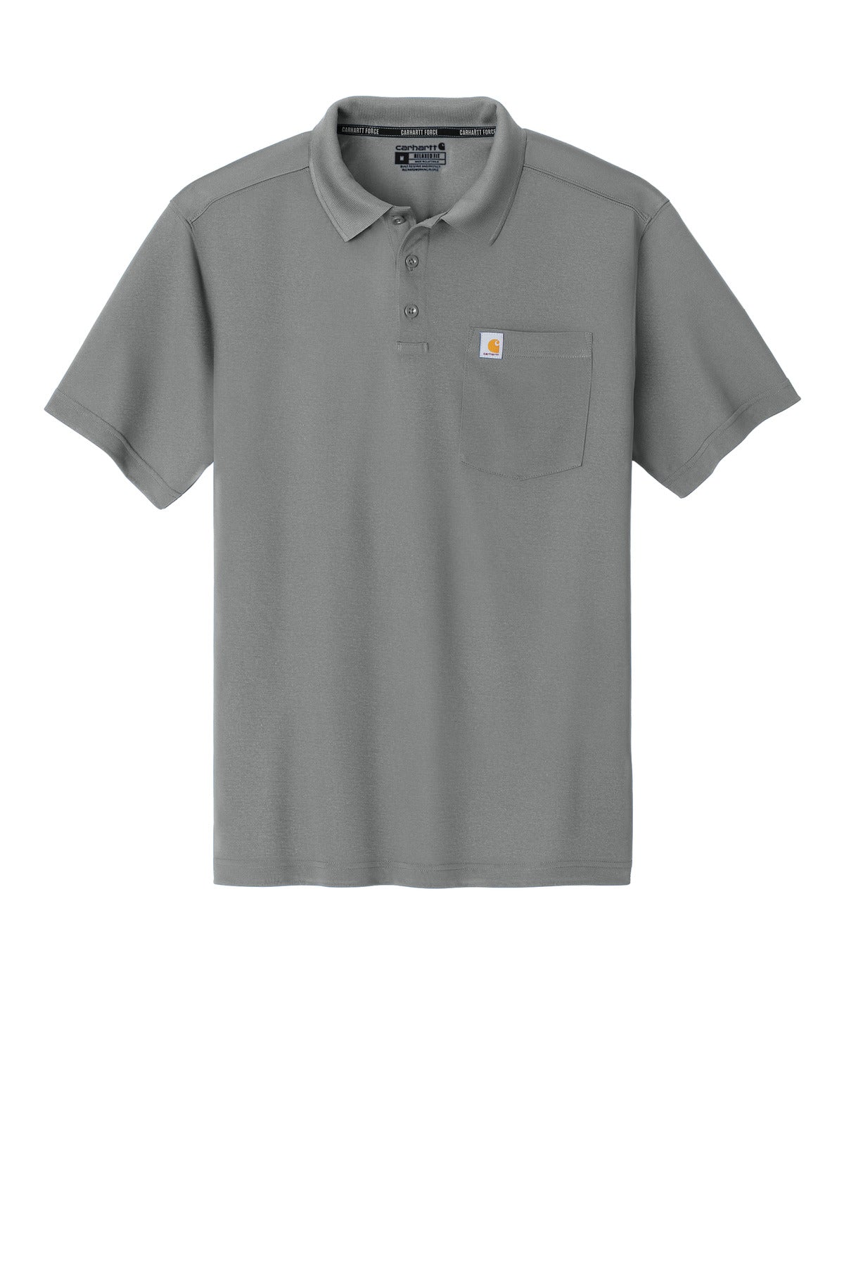 Carhartt Force Snag-Resistant Pocket Polo CT106880 - Asphalt Grey