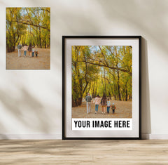 Custom Portrait, Custom Framed Poster With Pad, Custom Faceless Portrait, Personalized Photo, Custom Quote Print Sign, Custom Text On Frame